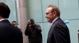 Kevin Spacey arrives at Southwark Crown Court for final day of sexual assault trial