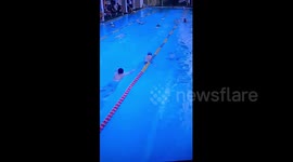 Man caught defecating in gym swimming pool in southern China