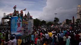 Annual Martyrs Day by TMC Party in Kolkata, India