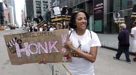 SAG-AFTRA Takes a Stand: Protesters March Outside Spectrum HQ in New York Over Labor Dispute
