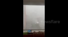 Germany: Intense Thunderstorm Sweeps Across Berlin
