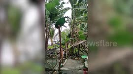 Super Typhoon Doksuri lashes seaside homes in the Philippines