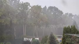 Germany: Thunderstorm Hits Cologne Bringing Gusty Winds And Heavy Rainfall