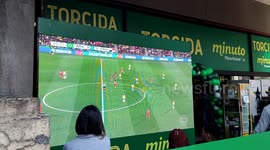 Fans Watch FIFA Women's World Cup Brazil - Panama Match in Sao Paulo, Brazil