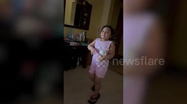 Caring sister raids piggy bank to buy milk for younger sibling