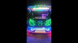 Transformers replica cars become tour buses in the Mentawai Islands