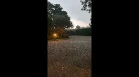 Unprecedented Hail in Italy