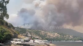 Greece: Wildfires Continue On Corfu Island For Third Day