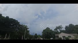 Powerful Severe Thunderstorm With Close Cloud to Ground Lightning; Greensboro, Maryland - 7/25/2023