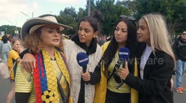 Interview with Colombia fans after their winning their opening WWC game