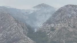 Croatia: Wildfires Rage Near Popular Tourist Destination Region Of Dubrovnik