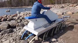 Why stop at four wheels? Bizarre new 18-wheeler is a world first