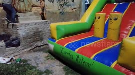 Inflatable Flipping Fail