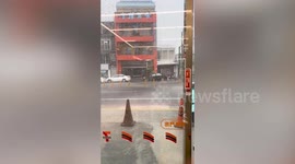 Rain batters Taiwan as Typhoon Doksuri shuts businesses and grounds flights