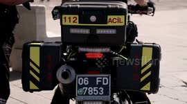 Motorbike ambulances stand by to save lives in Turkish cities