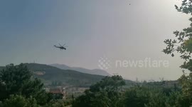Greece: Wildfire Breaks Out In Lamia, Rapidly Spreads Due To Winds