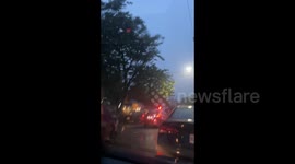 Typhoon Doksuri Brings Stromy Weather to Cebu City, Philippines