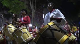 International Day of Black Latin American and Caribbean Women March in Sao Paulo, Brazil