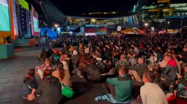 Sydney fan zone packed as Australia lose to Nigeria in Women's World Cup