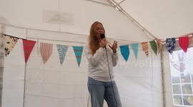 Monica Smit, Australia's leading activist against the draconian measures of the Australian Government during lockdown, Speaks at Hope Sussex's Freedom Music Festival 2023