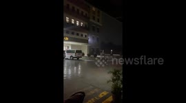 Typhoon Doksuri Raging in Puerto Princesa, Palawan, Philippines