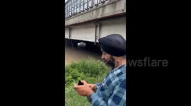 Yamuna River Overflow in Delhi, India