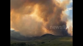US: Lightning-Caused Wildfire Forces Residents To Evacuate In Gunnison County, Colorado 2
