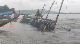 At least 26 passengers dead when 'overloaded' vessel capsizes during Typhoon Doksuri