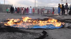 Service delivery protest in impoverished Cape Town township