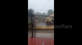 Typhoon Doksuri Batters Vigan City, Philippines