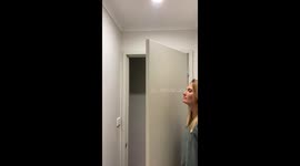 Prankster Housemate Hides In Bathroom