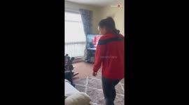 Woman's epic homecoming surprise after a year abroad leaves her family thrilled