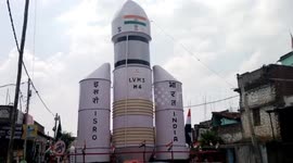 Artisans of Gaya made Tazia in the look of Mission Chandrayaan 3, there was an influx of selfie takers