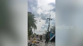 Thailand fireworks factory aftermath as nine die and dozens are injured