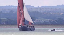 50th Swale Thames Sailing Barge Match off Kent, UK