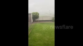 Japan: Large Hail Batters Gunma Prefecture 2