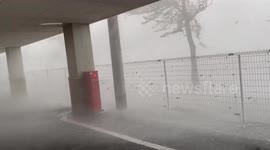 Japan: Large Hail Batters Gunma Prefecture 3