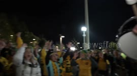 Canada and Australia fans are Hyped prior to their Women's World Cup Clash