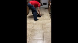 Binxy Loves Being Slid Across the Floor