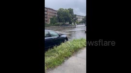 US: Boston Area Flooded Following Severe Storms