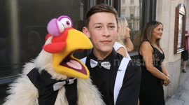 Britain's Got Talent Jamie Leahey arrives at The National Reality Awards