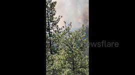 Evacuations near Spokane, Washington from wildfires