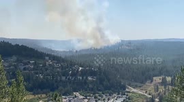 US: Wildfire Erupts Off Cheney Spokane Rd In Washington, Prompts Evacuation Orders 2