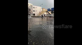 Japan: Severe Thunderstorms With Hundreds Of Lightning Strikes And Hail Hit Greater Tokyo Area 3