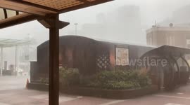 Japan: Severe Thunderstorms With Hundreds Of Lightning Strikes And Hail Hit Greater Tokyo Area 6