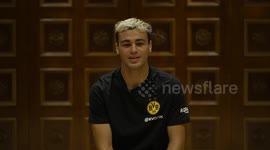 USA and Borussia Dortmund's Gio Reyna has his football knowledge tested