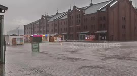 Japan: Severe Thunderstorms With Hundreds Of Lightning Strikes And Hail Hit Greater Tokyo Area 8