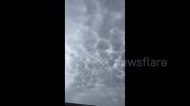 Japan: Mammatus Clouds Seen In Tokyo After Thunderstorm