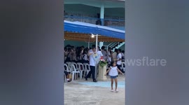 Student bursts with joy when he receives iPhone as graduation gift