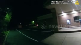 Huron Bank Burglar's Comical Skydiving Attempt Lands Him in Recycling Can in Huron, OH, USA
